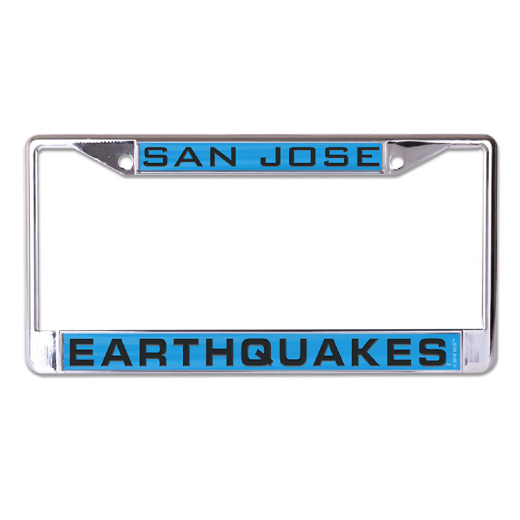 San Jose Earthquakes License Plate Frame - Inlaid