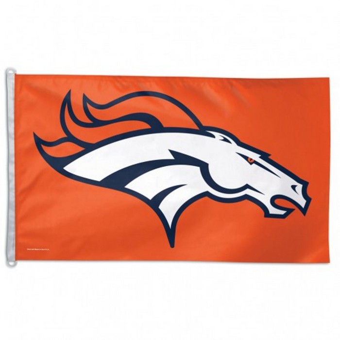 Wincraft Denver Broncos Flag 3x5 Orange with Horse Head