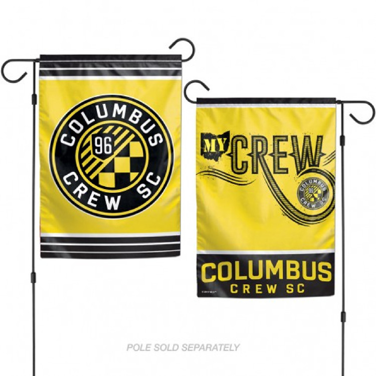 Columbus Crew Flag 12x18 Garden Style 2 Sided