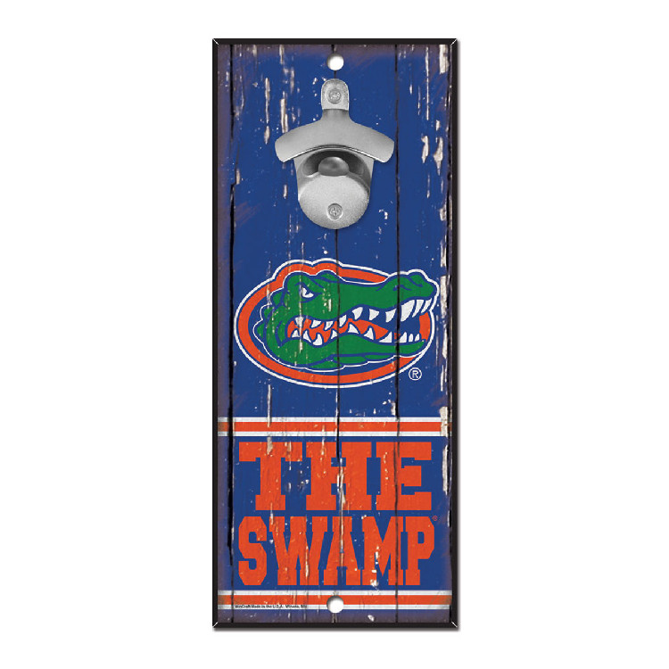 Florida Gators Sign Wood 5x11 Bottle Opener