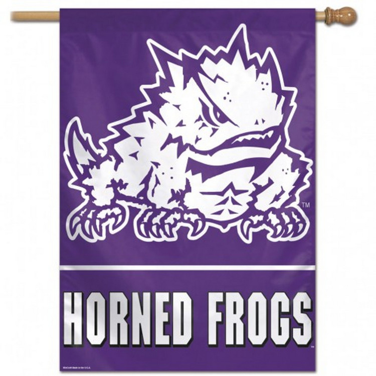 TCU Horned Frogs Banner 28x40 Vertical