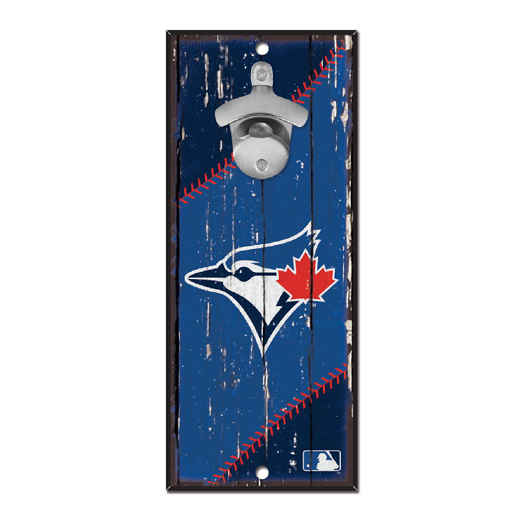 Toronto Blue Jays Sign Wood 5x11 Bottle Opener