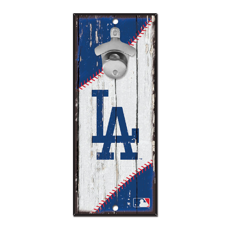 Los Angeles Dodgers Sign Wood 5x11 Bottle Opener