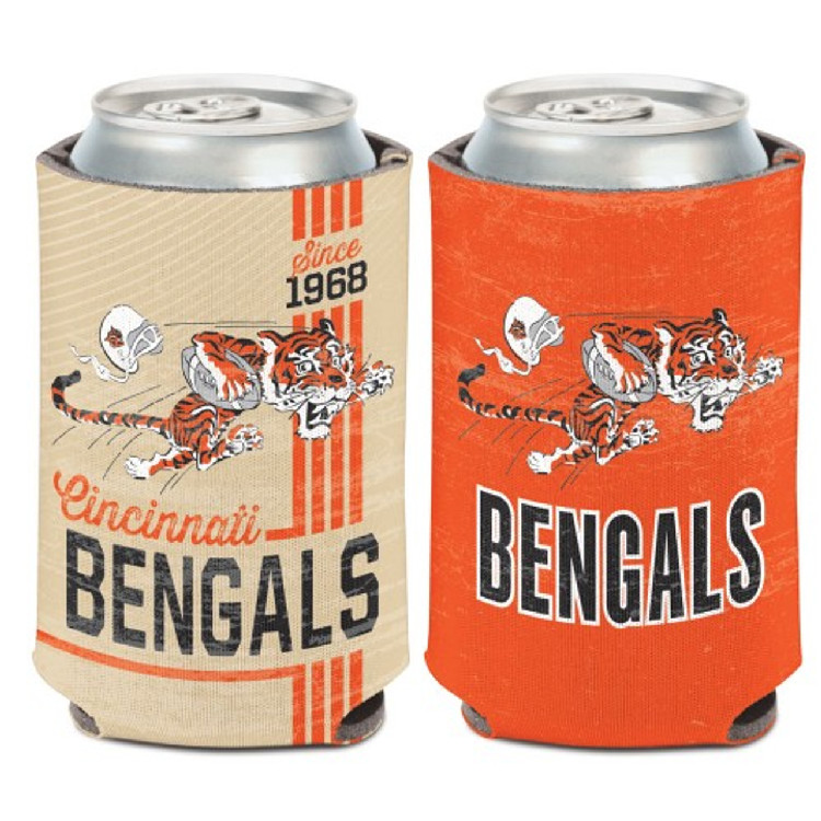 Cincinnati Bengals Can Cooler Vintage Design