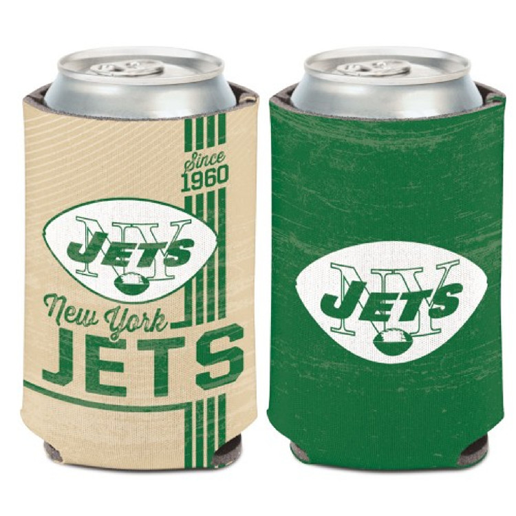 New York Jets Can Cooler Vintage Design