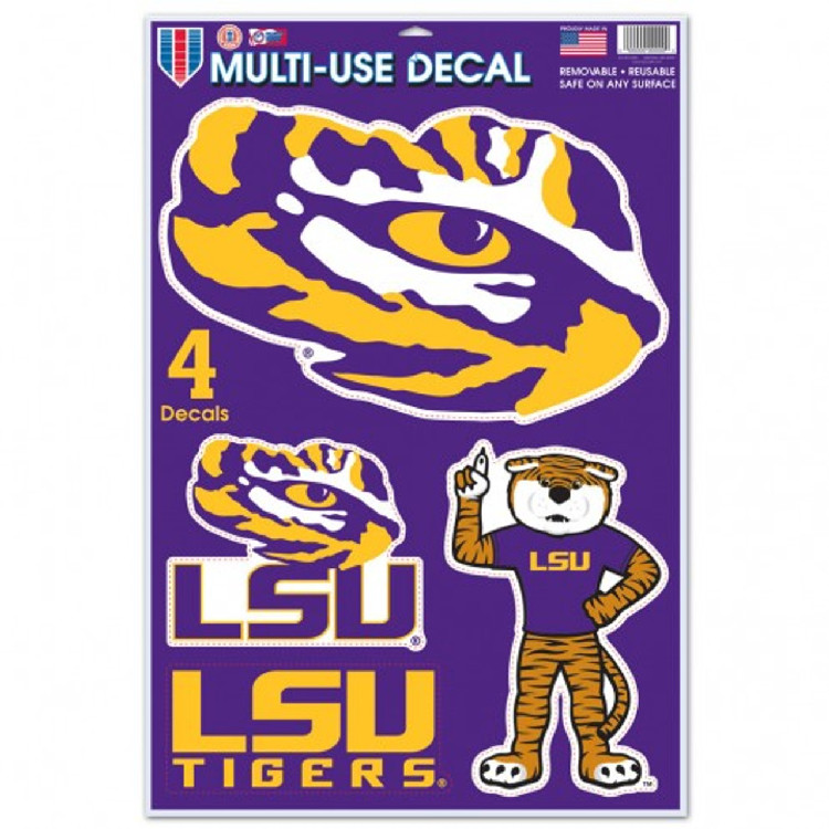 LSU Tigers Decal 11x17 Ultra