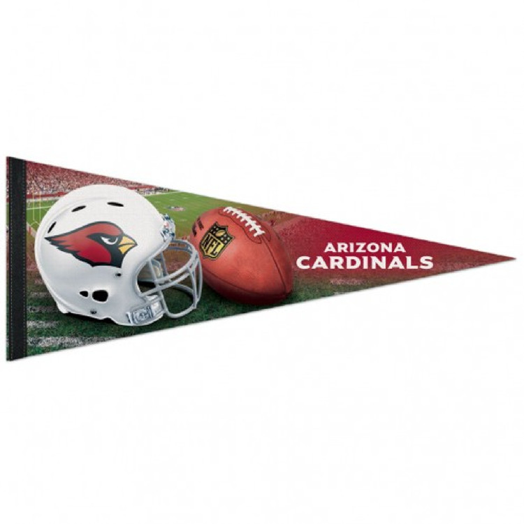 Arizona Cardinals Pennant 12x30 Premium Style Helmet Design