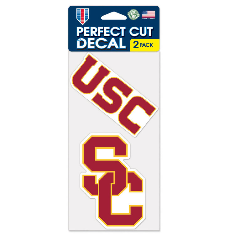 USC Trojans Decal Die Cut Set of 2