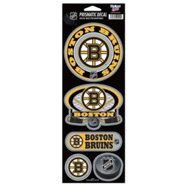 Boston Bruins Stickers Prismatic