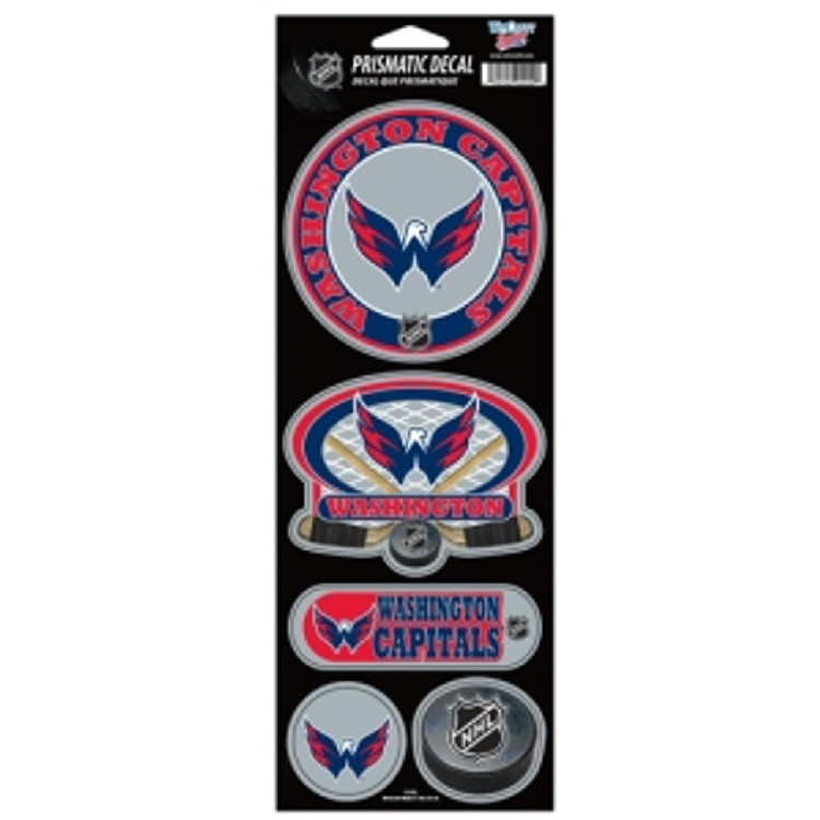 Washington Capitals Stickers Prismatic