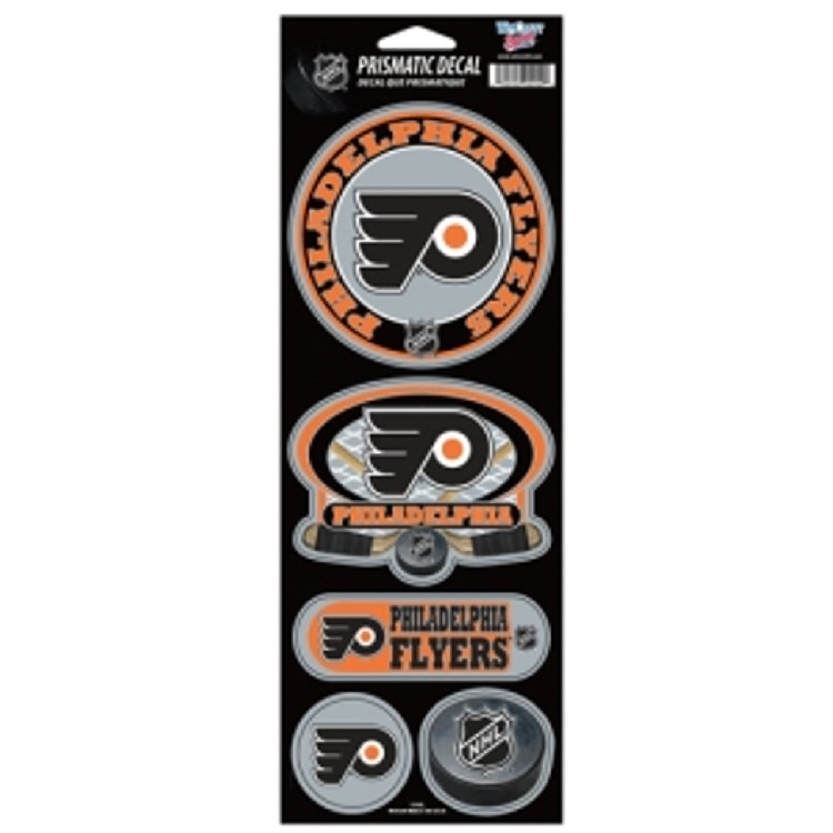 Philadelphia Flyers Stickers Prismatic