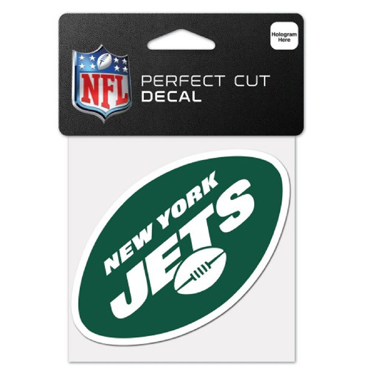 New York Jets Decal 4x4 Perfect Cut Color