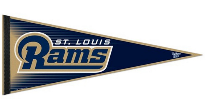 Wincraft St. Louis Rams Pennant 12x30 CO