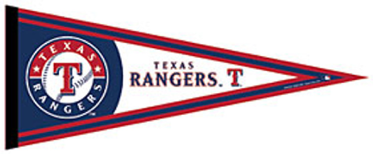 Texas Rangers Pennant