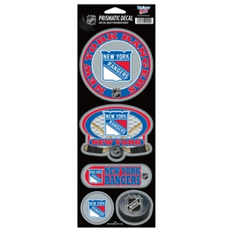 New York Rangers Stickers Prismatic