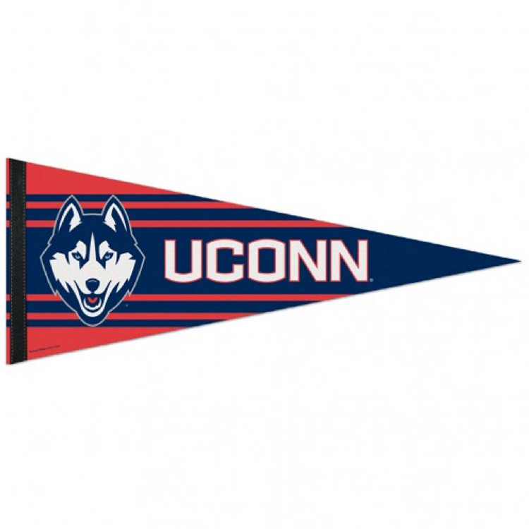 Connecticut Huskies Pennant 12x30 Premium Style