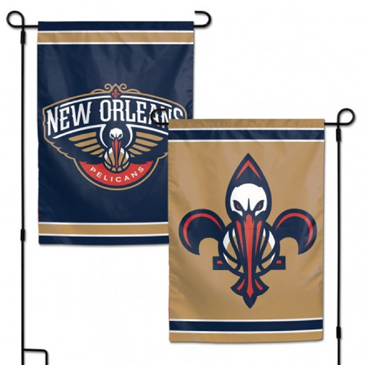 New Orleans Pelicans Flag 12x18 Garden Style 2 Sided