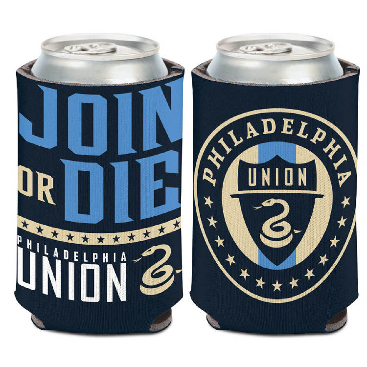 Philadelphia Union Can Cooler Slogan Design