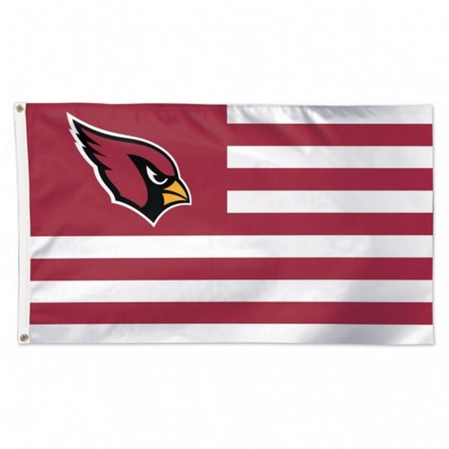 Wincraft Arizona Cardinals Flag 3x5 Deluxe Americana Design -