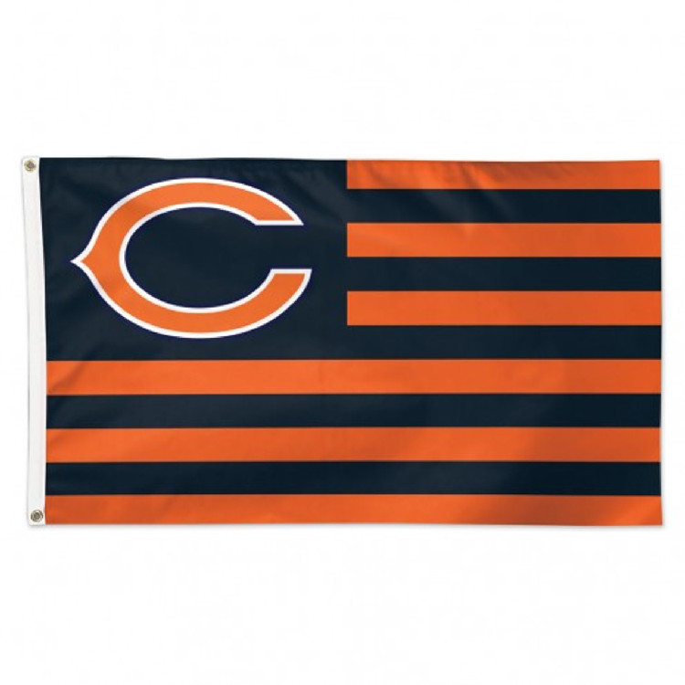 Chicago Bears Flag 3x5 Deluxe Americana Design