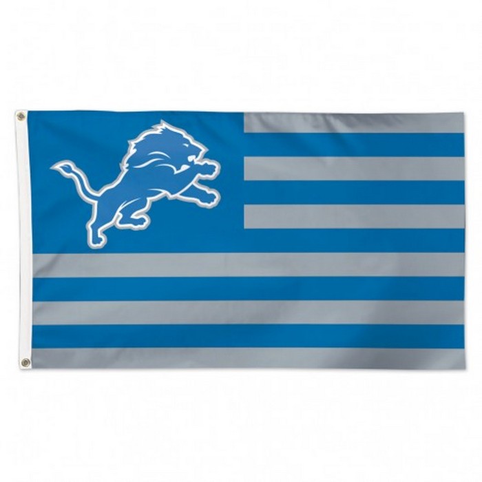 Wincraft Detroit Lions Flag 3x5 Deluxe Americana Design -