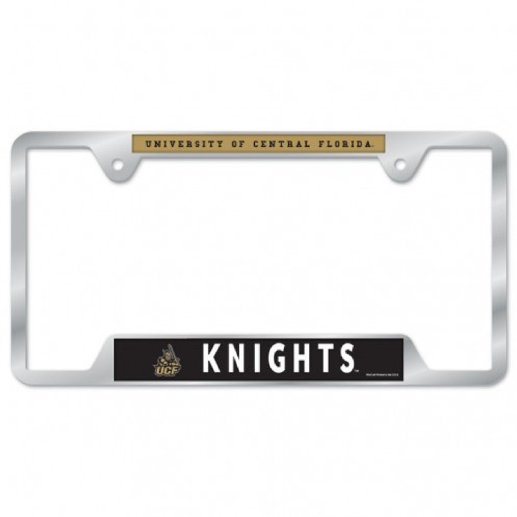 Central Florida Knights Metal License Plate Frame