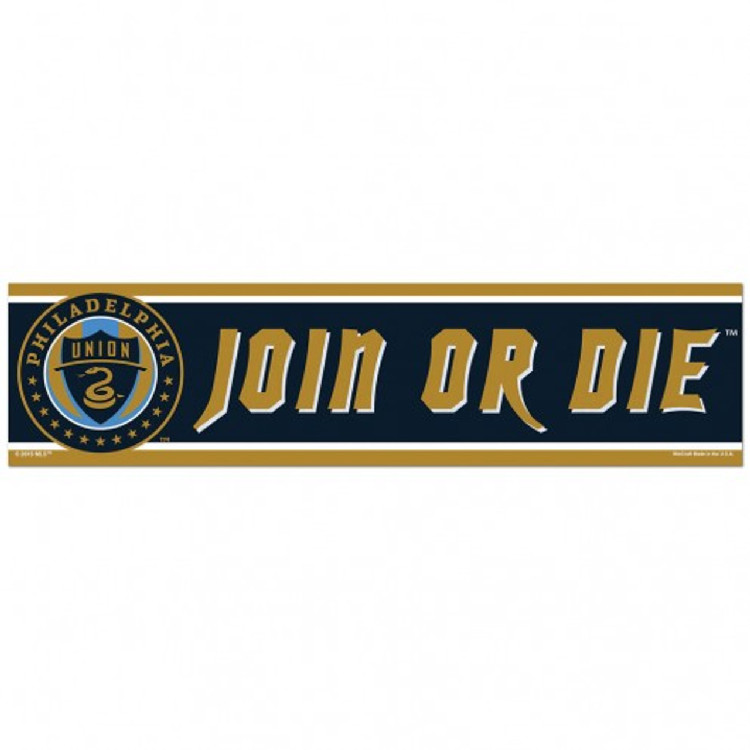 Philadelphia Union Decal 3x12 Bumper Strip Style