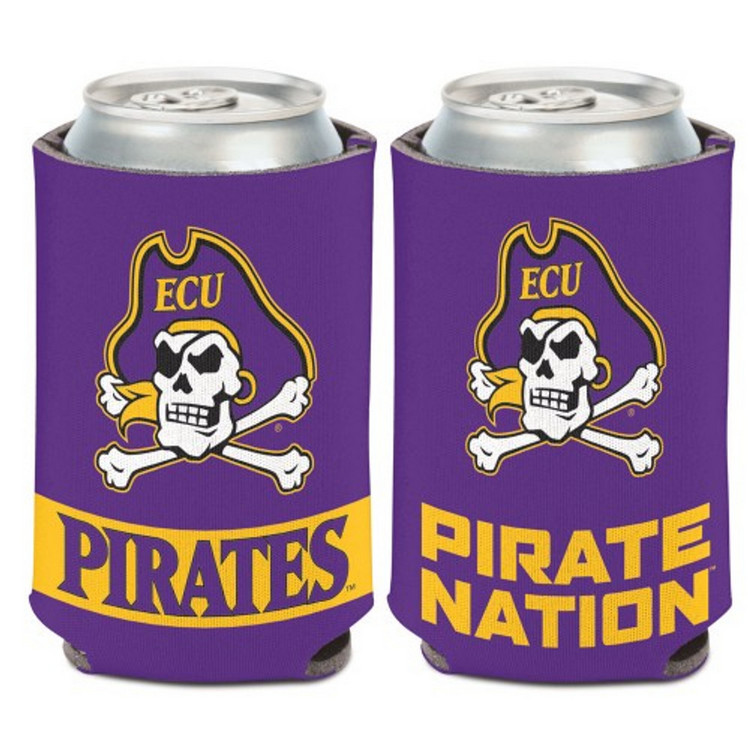 East Carolina Pirates Can Cooler Slogan Design