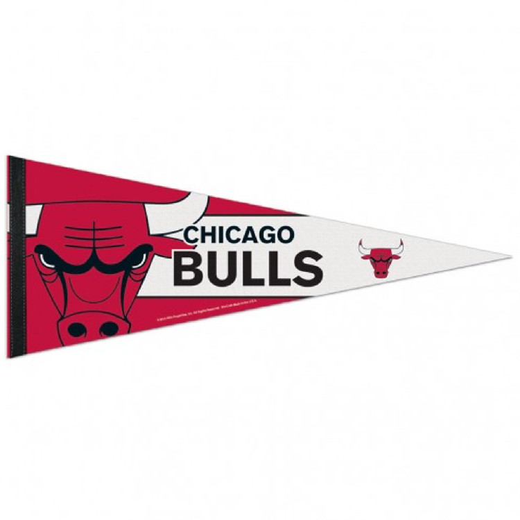 Chicago Bulls Pennant 12x30 Premium Style