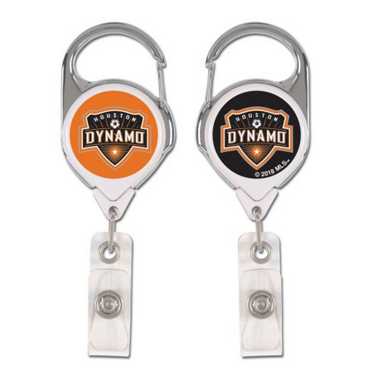 Houston Dynamo Badge Holder Premium Retractable