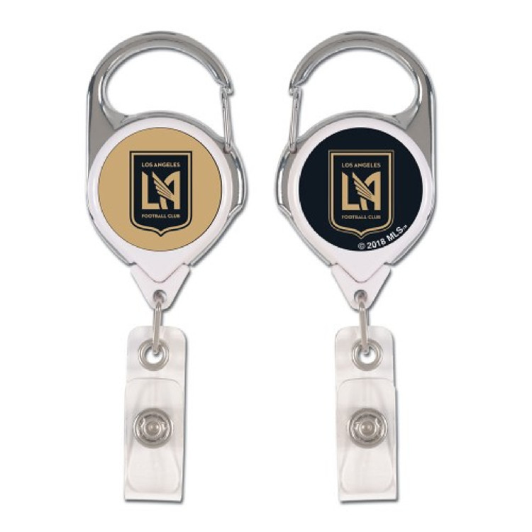 Los Angeles FC Badge Holder Premium Retractable