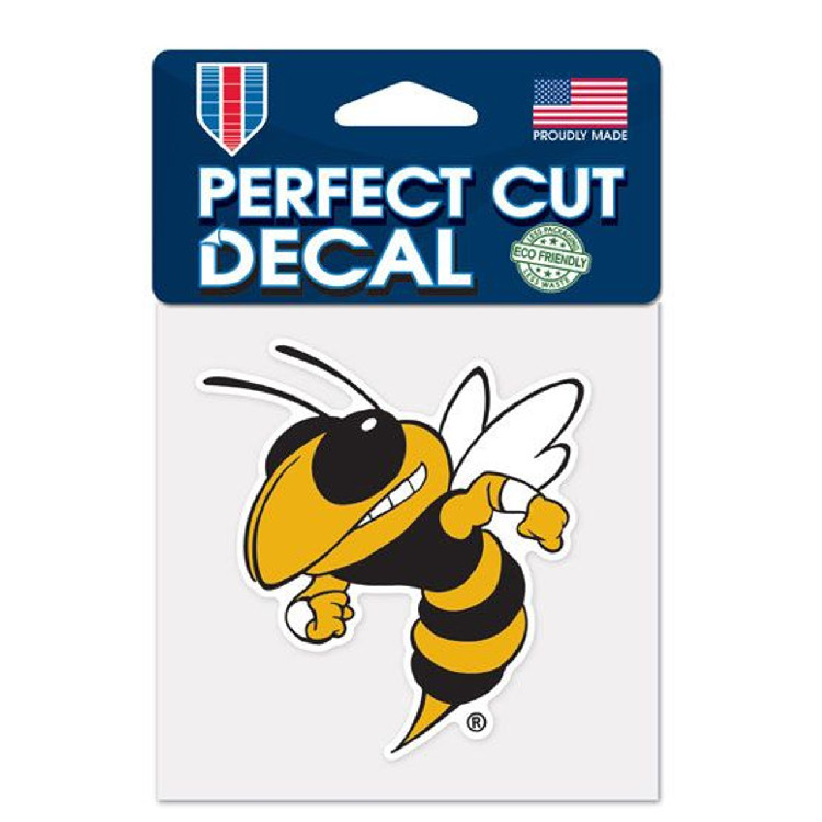 Georgia Tech Yellow Jackets Decal 4x4 Perfect Cut Color