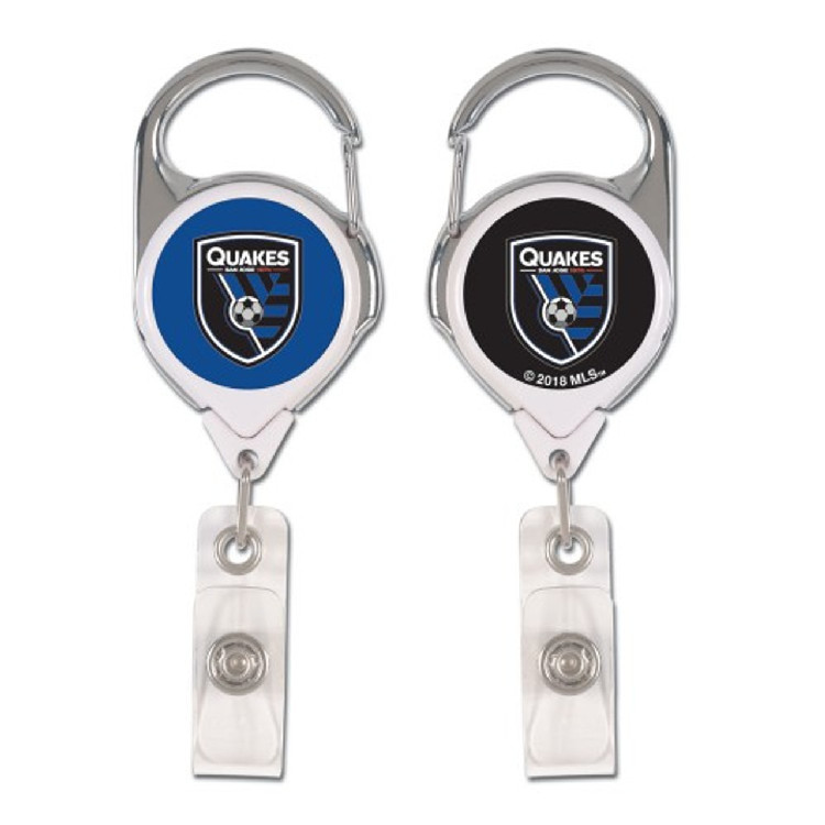 San Jose Earthquakes Badge Holder Premium Retractable