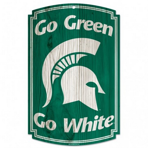 Wincraft Michigan State Spartans Wood Sign -