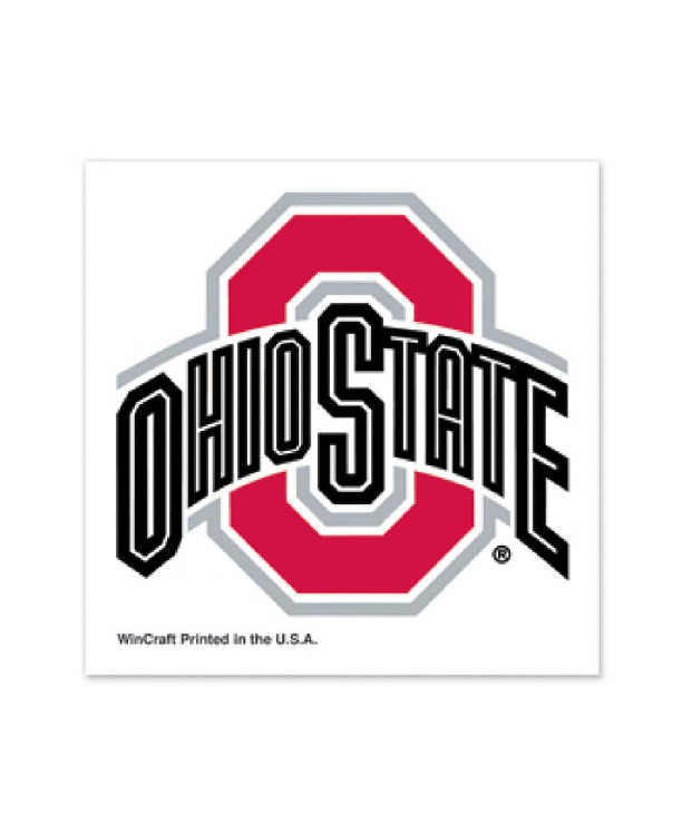 Ohio State Buckeyes Tattoos Temporary Team Color