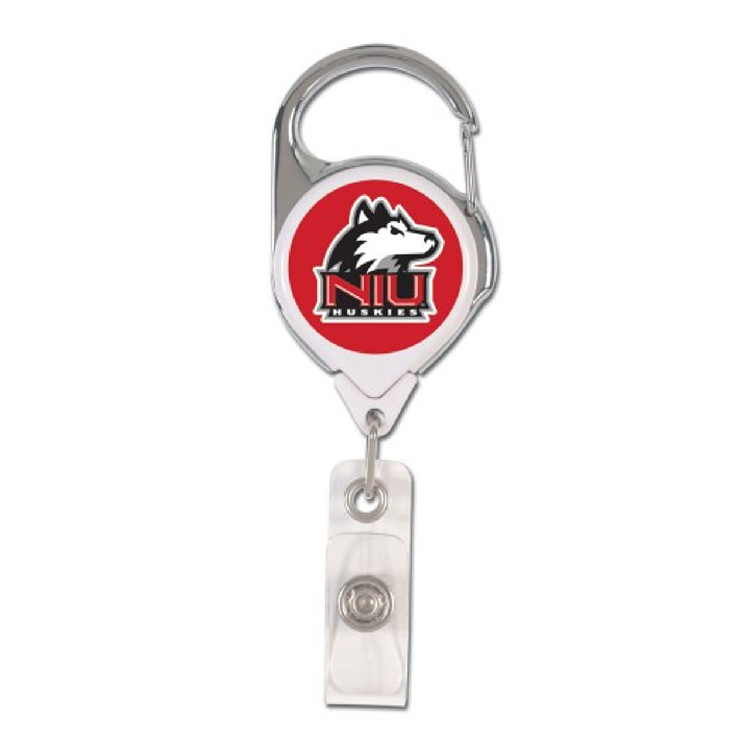 Northern Illinois Huskies Badge Holder Premium Retractable