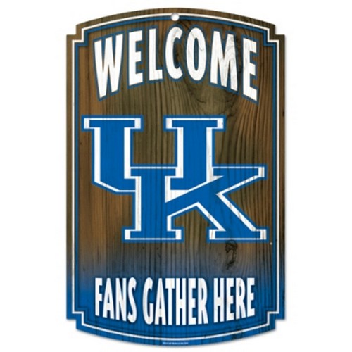 Wincraft Fanatics Kentucky Wildcats Sign 11x17 Wood