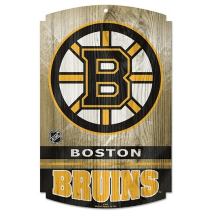 Wincraft Boston Bruins Wood Sign - 11" x 17" -