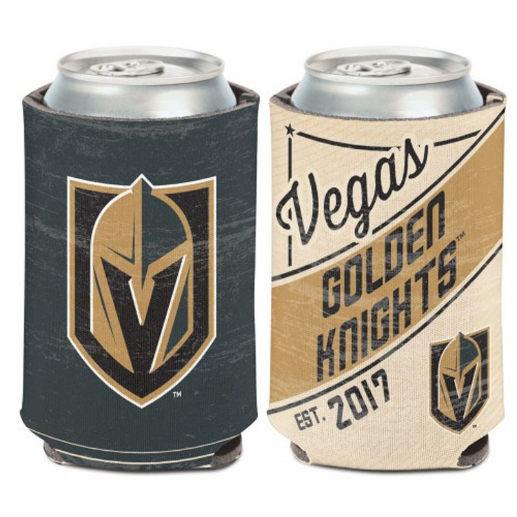 Vegas Golden Knights Can Cooler Vintage Design
