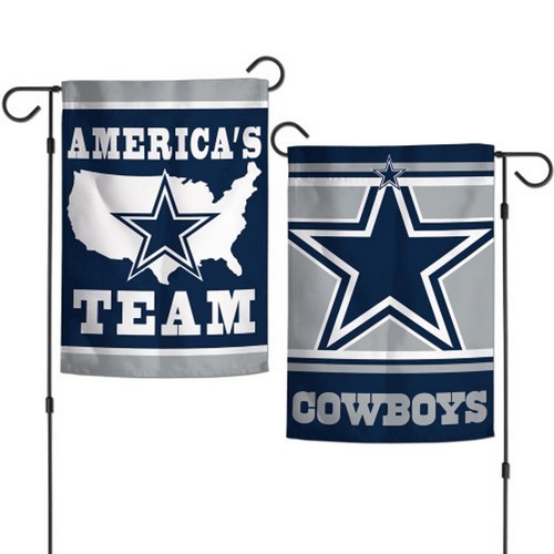 Wincraft Dallas Cowboys Flag 12x18 Garden Style 2 Sided Slogan Design -