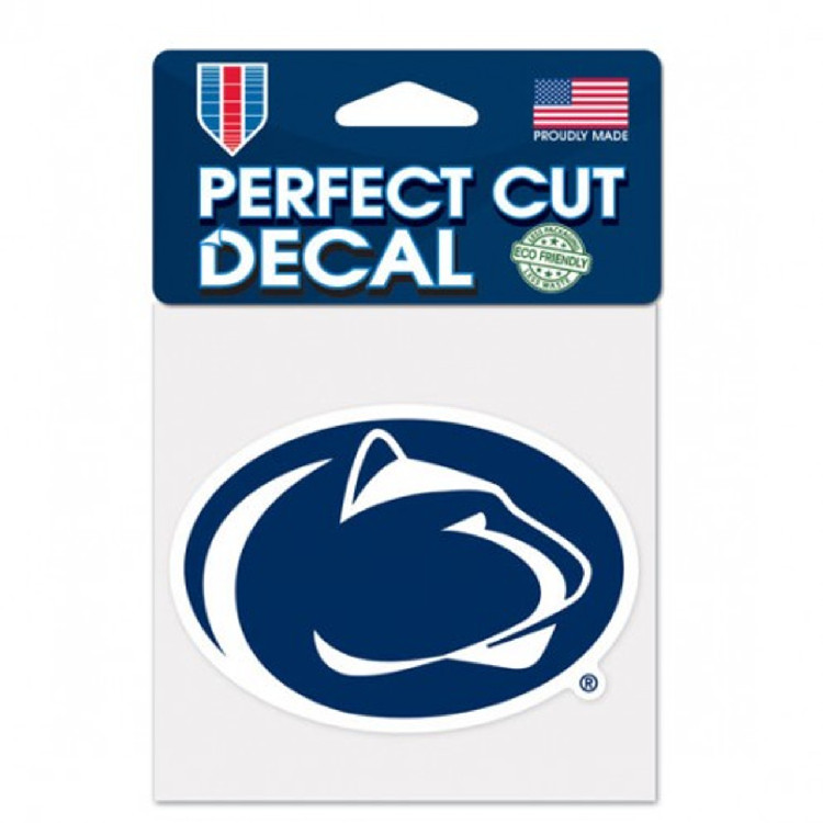 Penn State Nittany Lions Decal 4x4 Perfect Cut Color