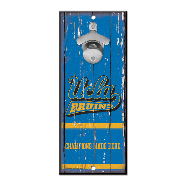 UCLA Bruins Sign Wood 5x11 Bottle Opener