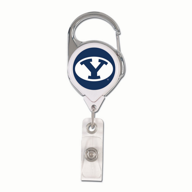 BYU Cougars Badge Holder Premium Retractable