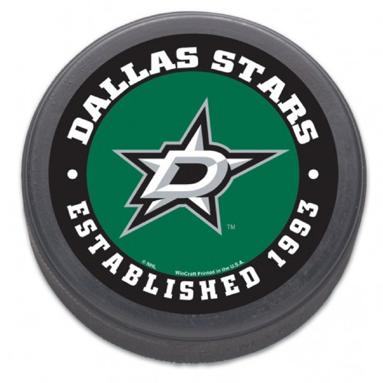 Dallas Stars Hockey Puck - Est 1993 - Bulk