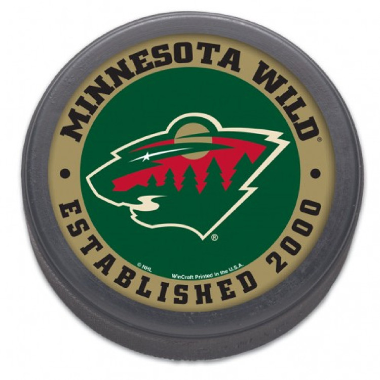 Minnesota Wild Hockey Puck - Bulk