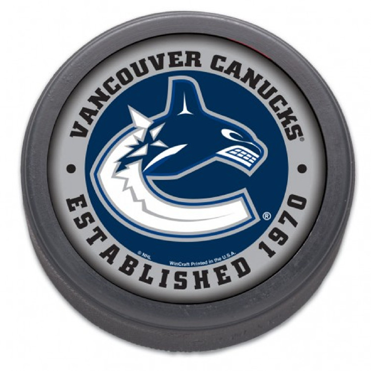 Vancouver Canucks Hockey Puck - Bulk