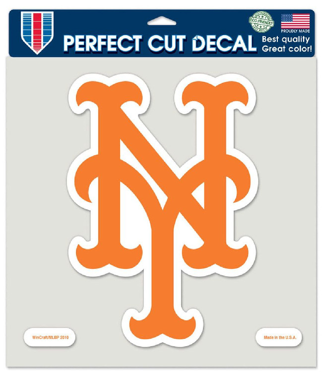 New York Mets Decal 8x8 Die Cut Color