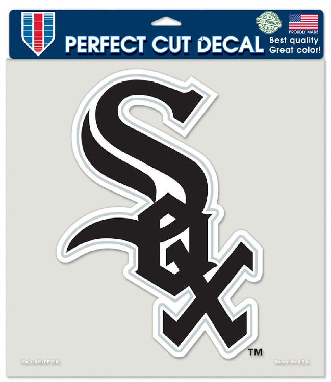 Chicago White Sox Decal 8x8 Die Cut Color