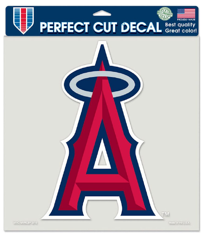 Los Angeles Angels of Anaheim Decal 8x8 Die Cut Color