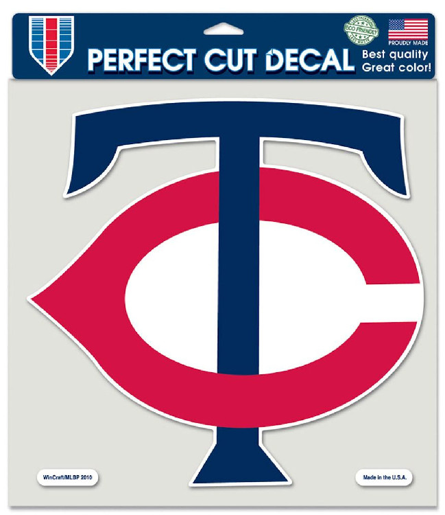 Minnesota Twins Decal 8x8 Die Cut Color